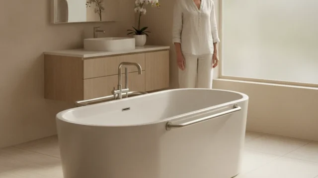 Aménagement salle de bain senior | Notre guide anti-chutes - amenagement salle bain senior chutes
