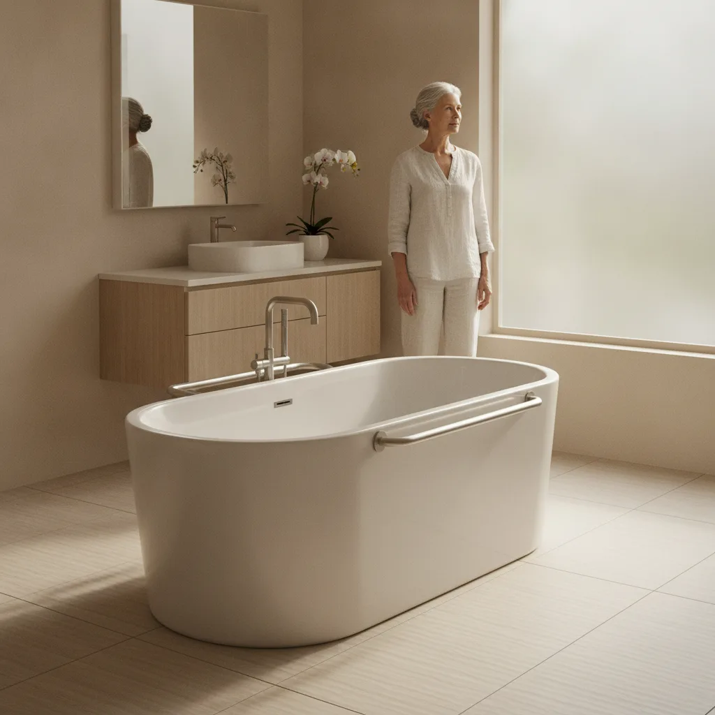 Aménagement salle de bain senior | Notre guide anti-chutes - amenagement salle bain senior chutes