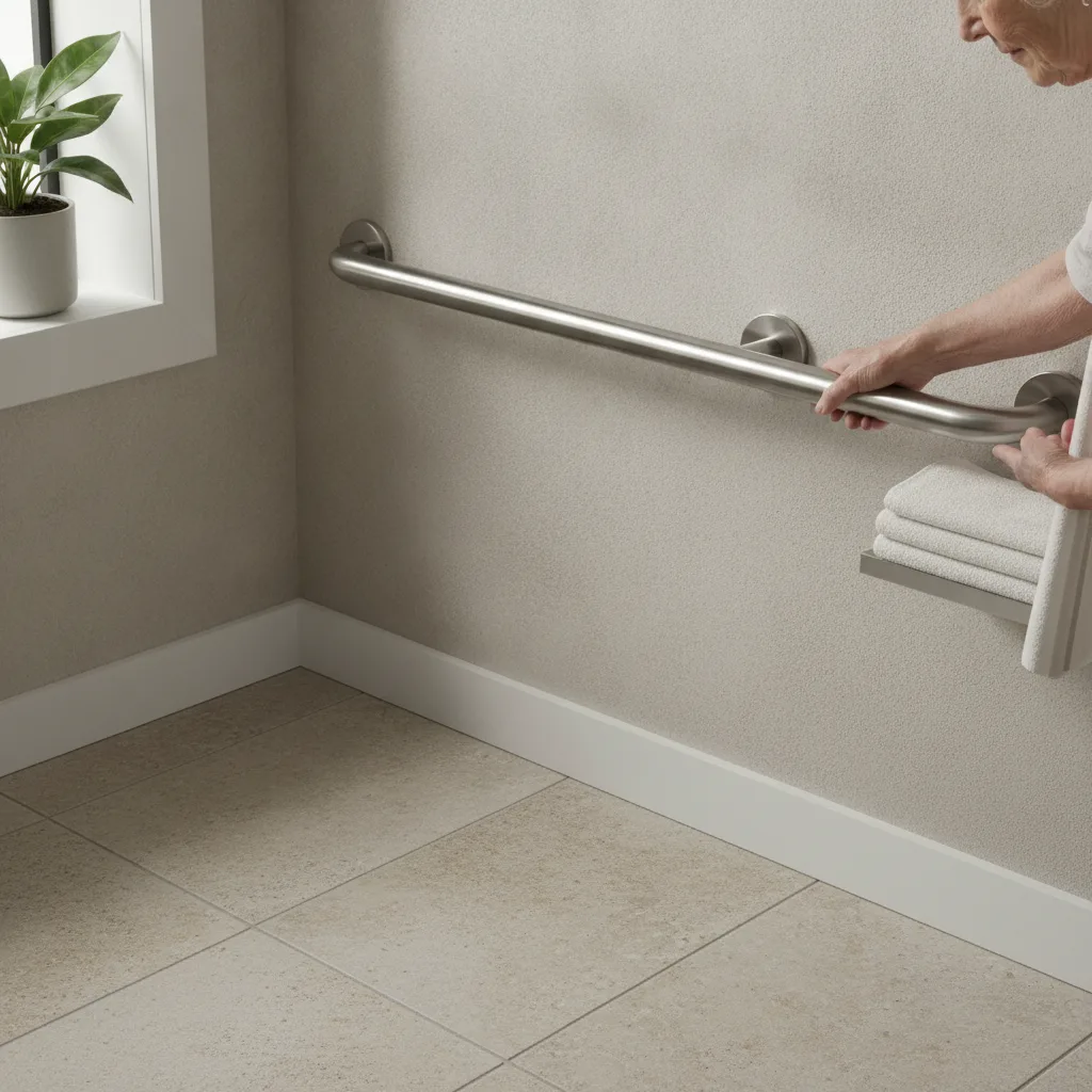 aménagement salle de bain senior chutes