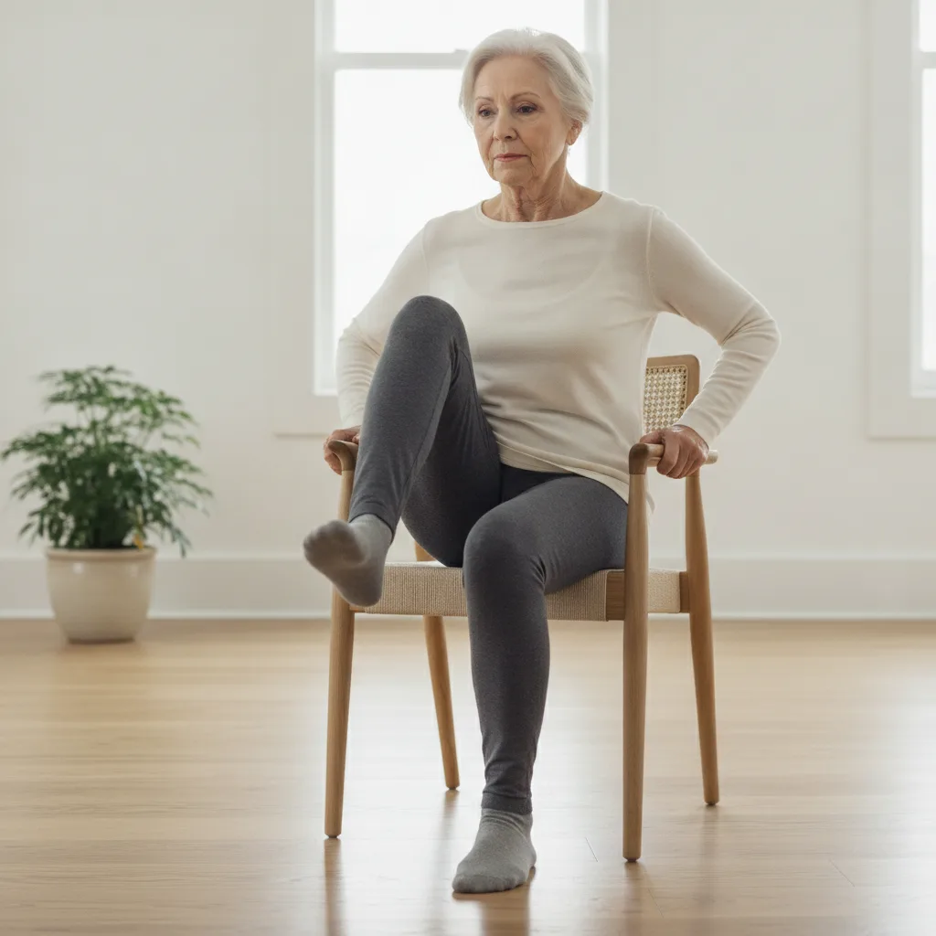 exercices assis personne âgée fragile