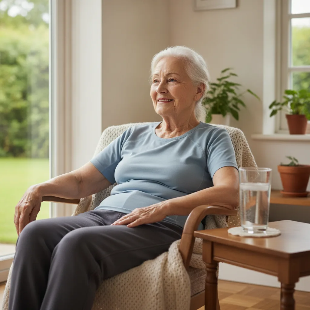 exercices assis personne âgée fragile