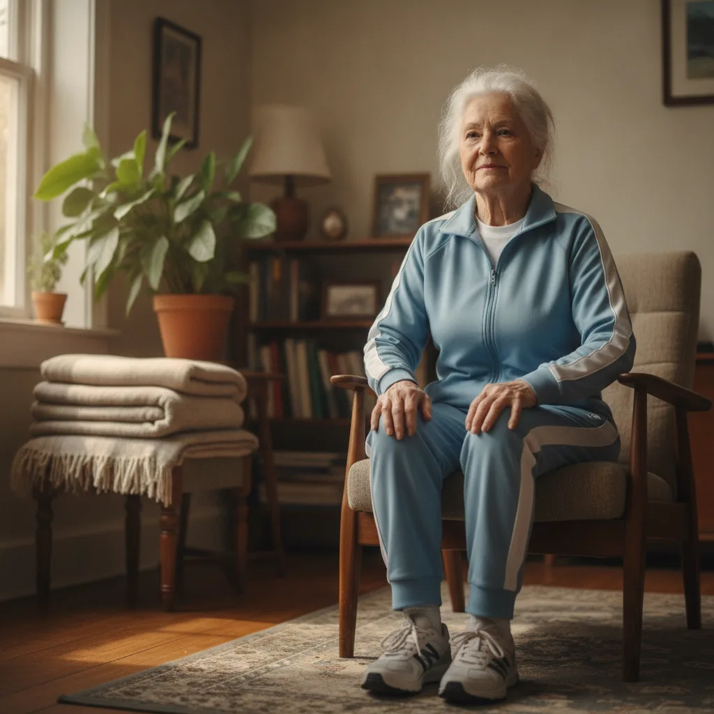 exercices assis personne âgée fragile