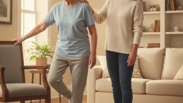Exercices prévention chutes avec chaise | Guide senior - exercices prevention chutes chaise