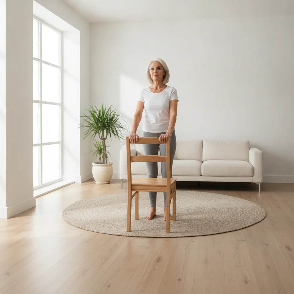 exercices prévention chutes avec chaise