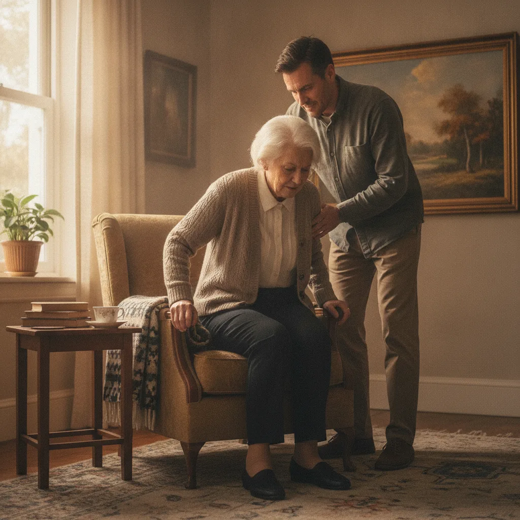 Difficulté à se lever d'une chaise chez la personne âgée - difficulte lever chaise personne agee