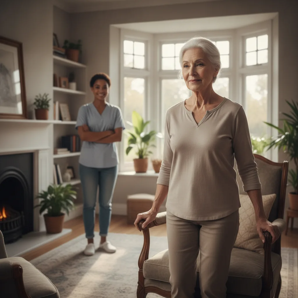 difficulté se lever chaise personne âgée